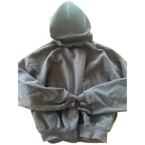 Garage Gray Hoodie Women's XS/TP Pullover Sweatshirt Cotton Blend Y2K